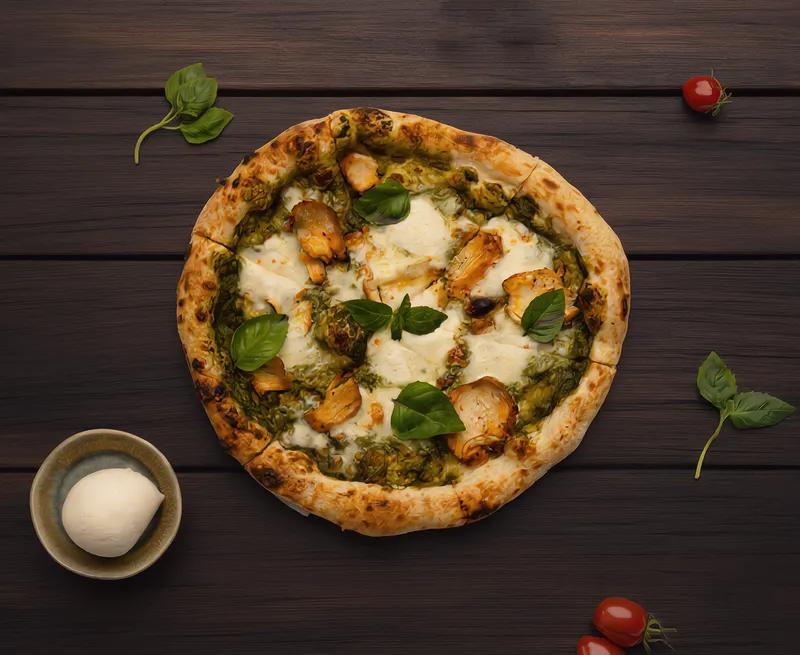 Pesto Pollo Pizza